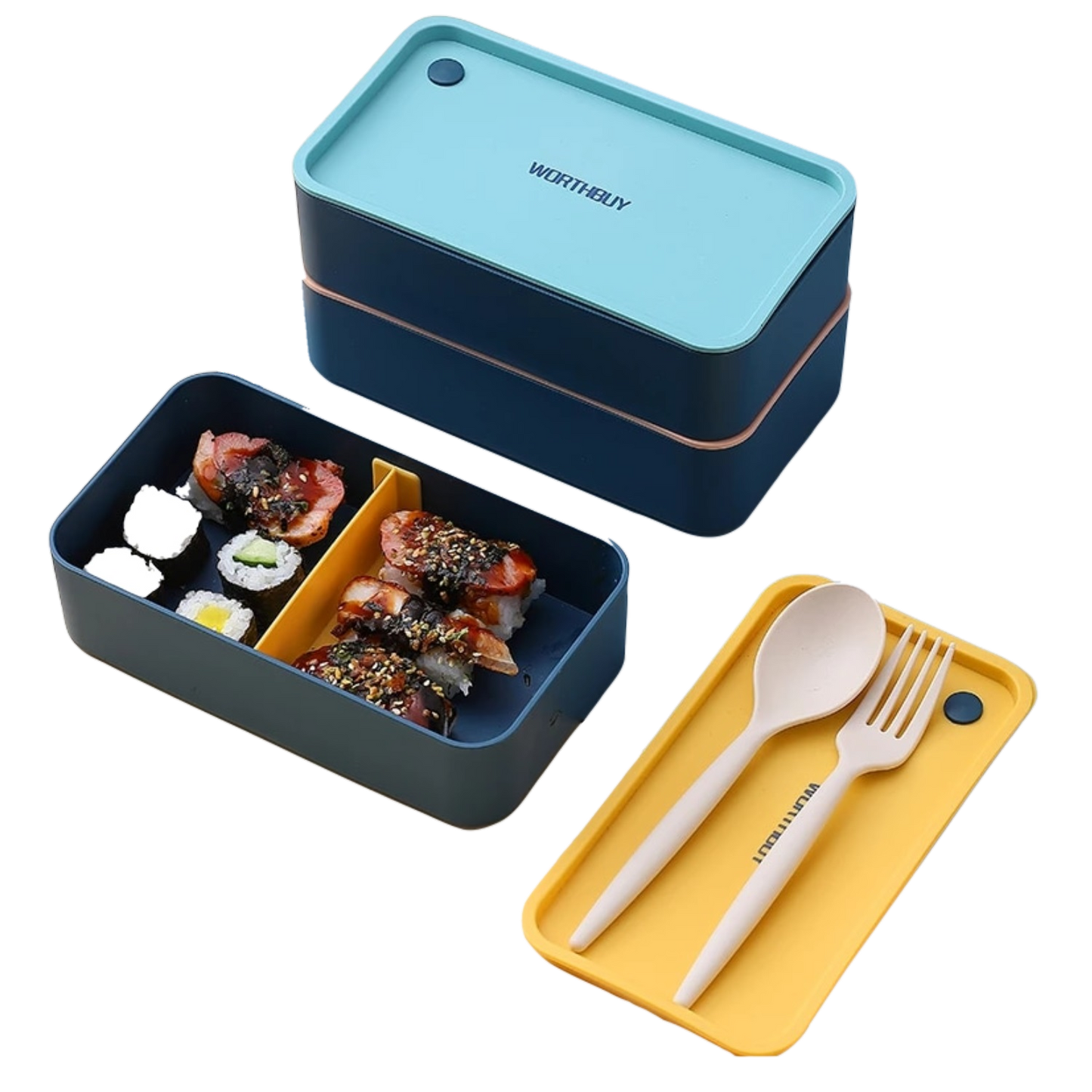 Japanese Kids Lunch Box With Movable Compartments