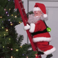 Electric climbing ladder santa with Music Merry Christmas