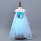 Blue Princess Costume Dress Set (Including 5 Pieces)