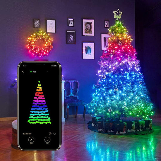 smart app controlled christmas led lights