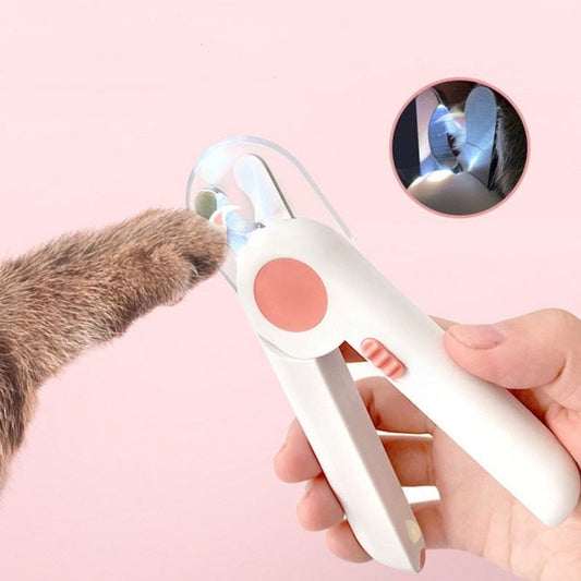 Pet dog Nail Clippers Claw Cutter with Led Light