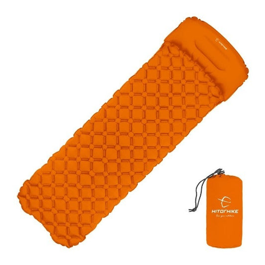 blow up self inflating backpacking sleeping mattress pad for camping