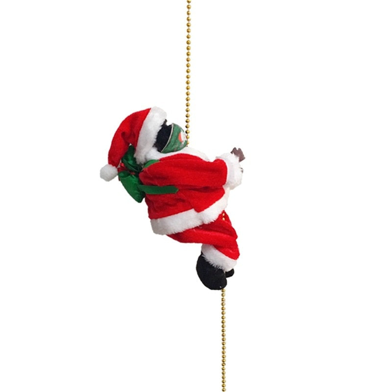 Electric climbing ladder Santa Claus