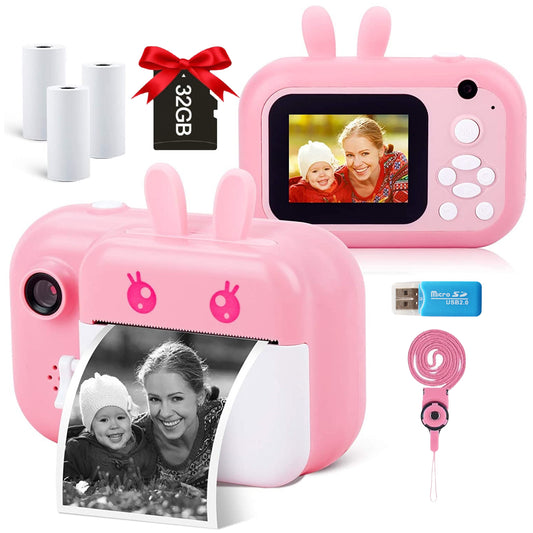 Best Upgrade Instant print camera gift toy for 6-8-10 year olds