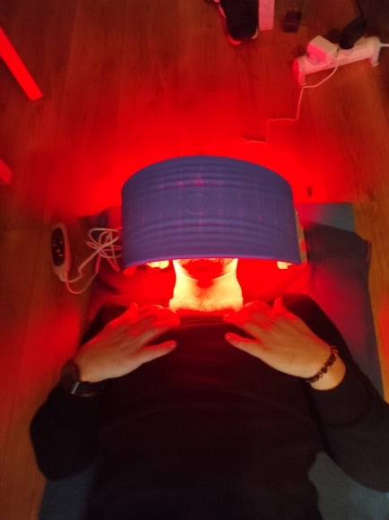 573 LED Light Machine for Anti-Aging, Acne, and Rejuvenation - Combining Red, Yellow and Blue Wavelengths Miami's LED Facial Photon Therapy