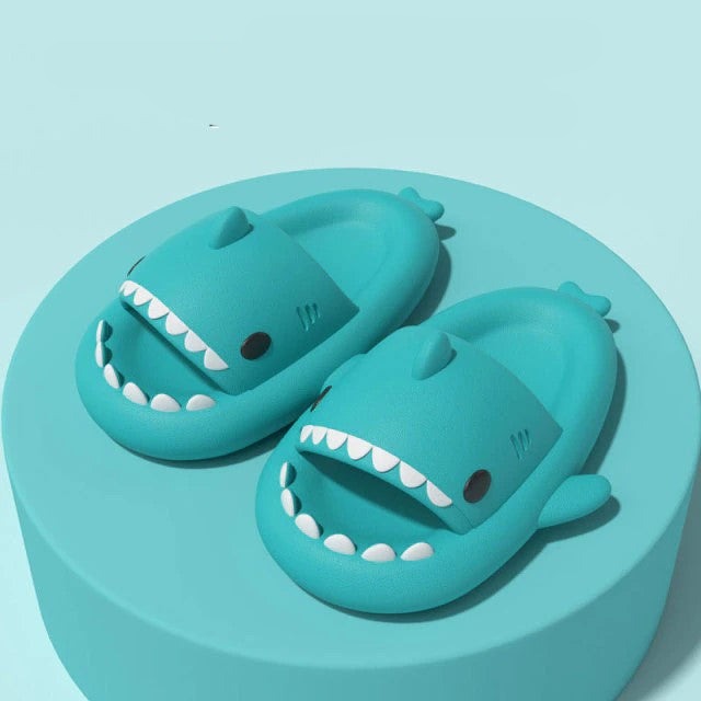 shark slippers toddler, smiley slippers