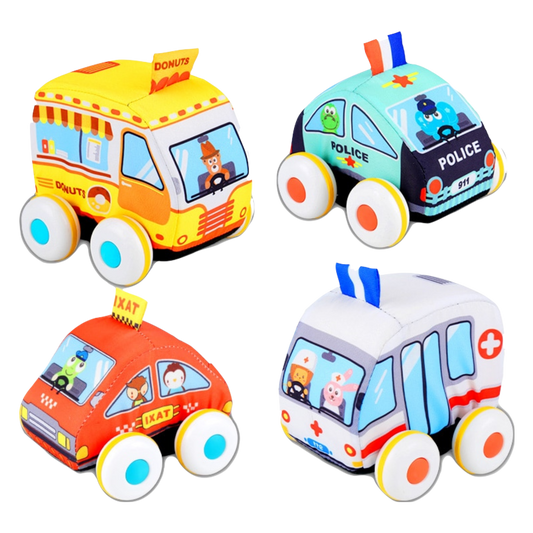 Pull-Back Construction soft and easy to grip Vehicles toys for Kids