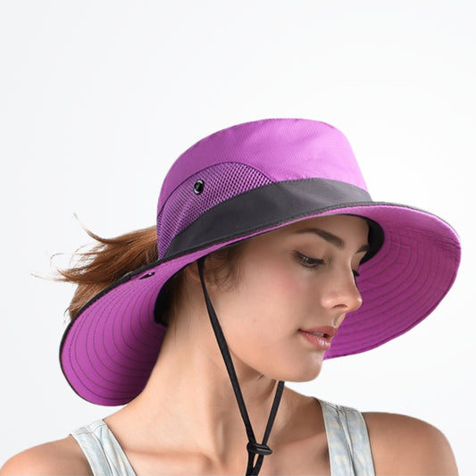 Foldable women's Sun Hat Bucket Outdoors Tribe UV Protection