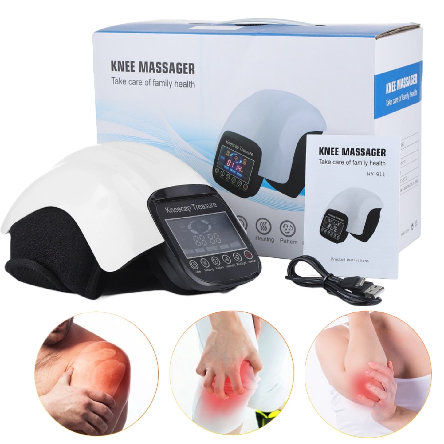 knee massager - shoulder massager - heat massager