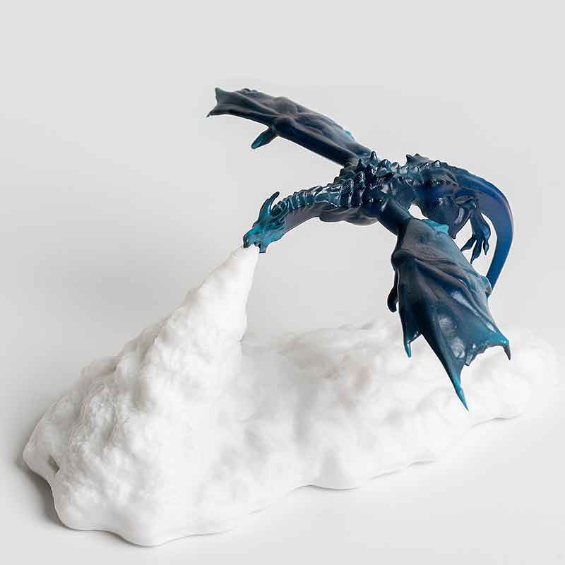 Fire breathing Dragon Table Lamp