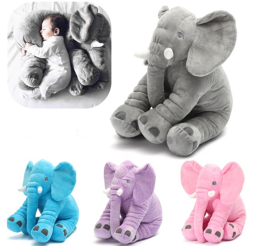 Baby Elephant Pillow, Cute  Kids Sleeping Back Cushion