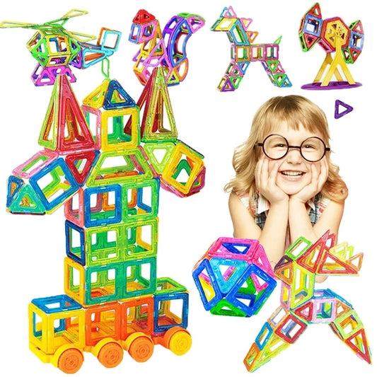 Magnetic Blocks for STEM Learning - 3D Building Toys for Kids