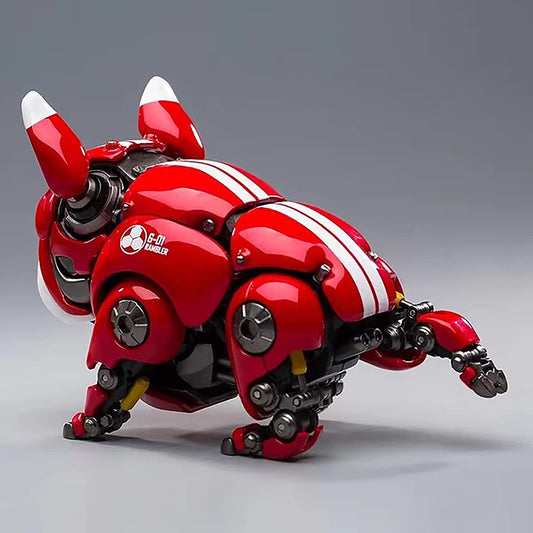 New Transformation Mechanical Bulldog Red Green Robot Dog Action Figure Children Adult Toys