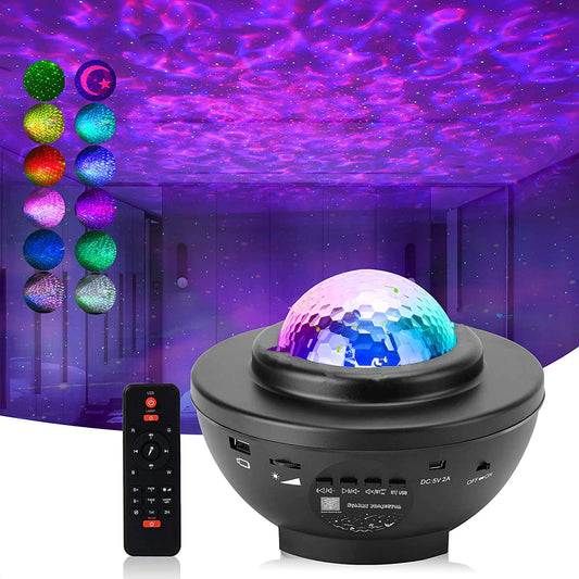 Christmas projector star lights nebula  Built in Bluetooth Speakers