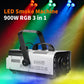 Professional fog machine with strobe light LED 900W with Remote