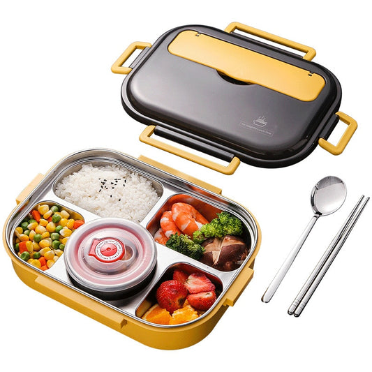 Insulated Bento Lunch Box with Leak Proof Thermos Food Jar