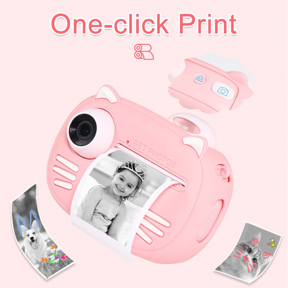 Best Upgrade Instant print camera gift toy for 6-8-10 year olds