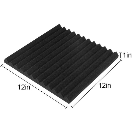 Acoustic Panels Soundproof 50 Pack Studio Foam for Walls Sound Absorbing Panels Sound Insulation Panels Wedge for Home Studio Ceiling