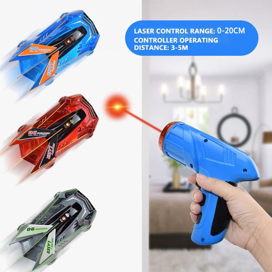 Laser Wall Climbing Car Toy with Remote Control red